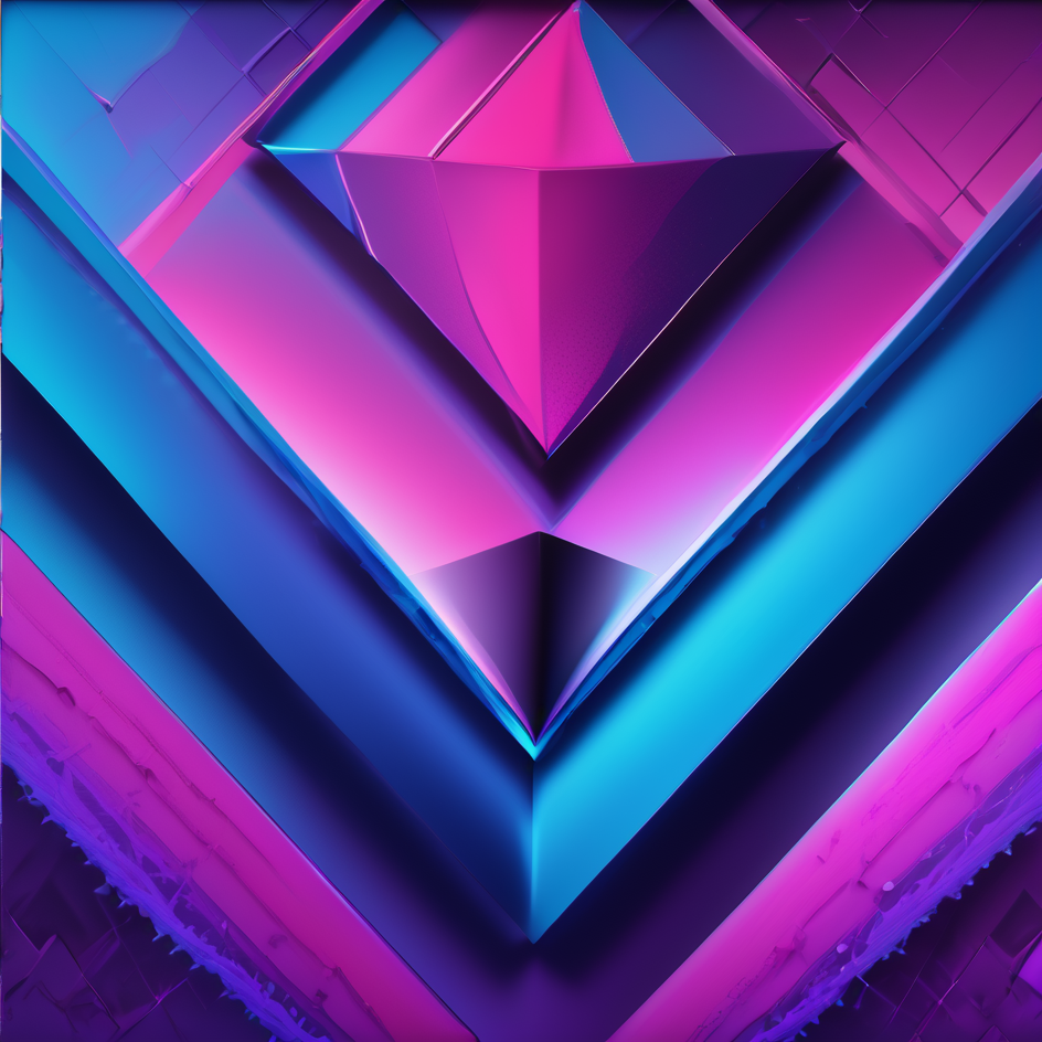 purple neon angular synthwave grid pattern